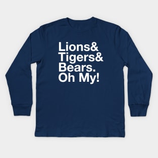 WIZARD OF OZ Lions and Tigers and Bears Oh My! Ampersand Kids Long Sleeve T-Shirt